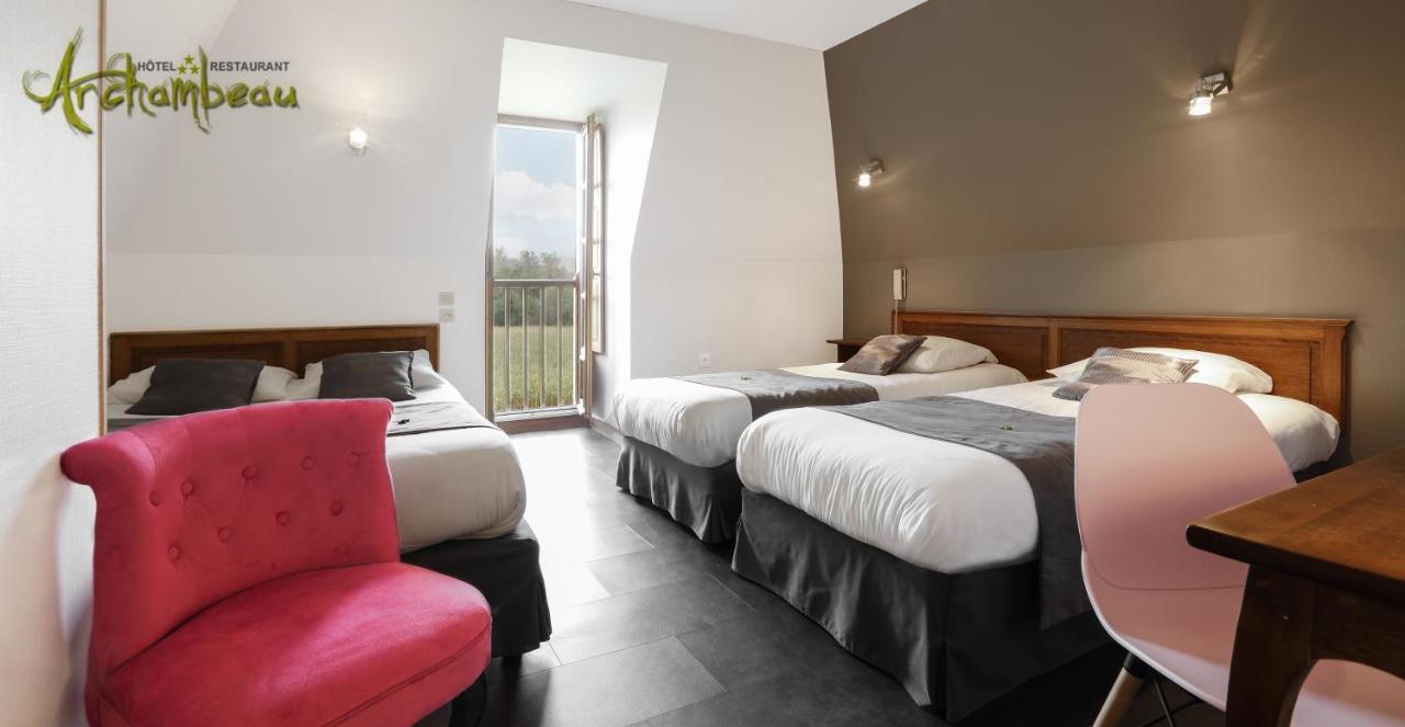 Logis Hotel Archambeau Thonac Luaran gambar